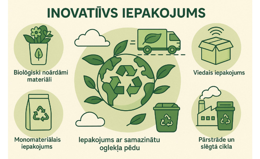 Ekoloģiskais iepakojums Latvijā: 5 inovācijas 2025. gadā Ekoloģiskais iepakojums Latvijā: 5 inovācijas 2025. gadā