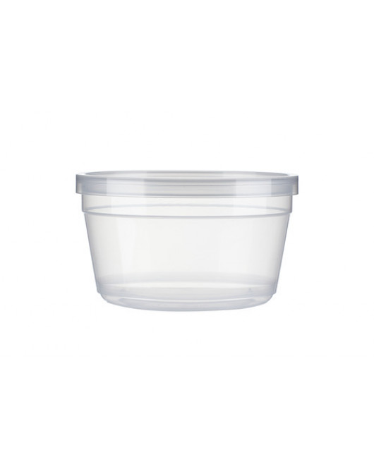 PP trauks apaļš 100 ml ar vāku