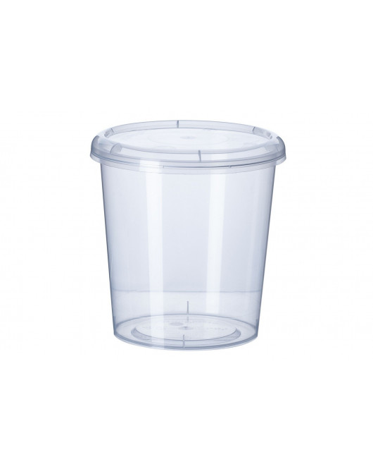 PP trauks apaļš 400 ml ar vāku