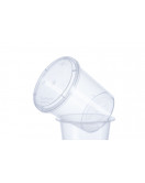 PP trauks apaļš 400 ml ar vāku