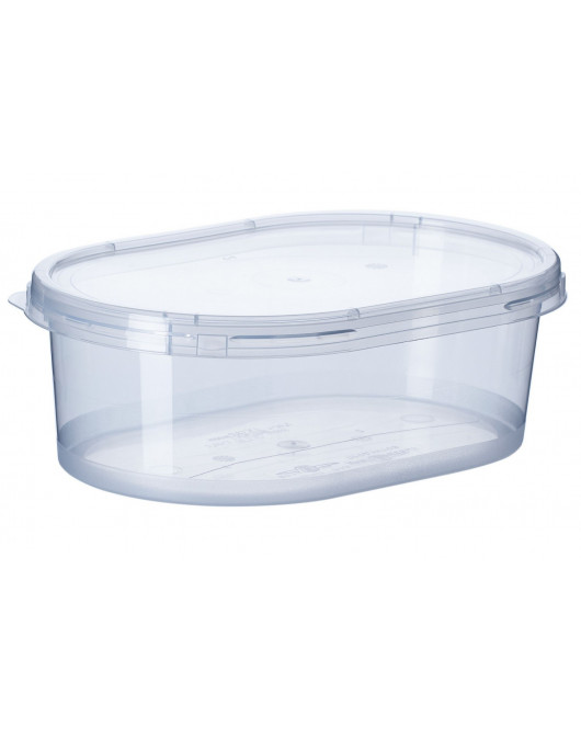 PP trauks ovāls 1,0 l ar vāku