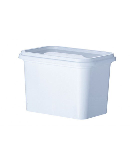 PP trauks taisnstūris 600 ml ar vāku